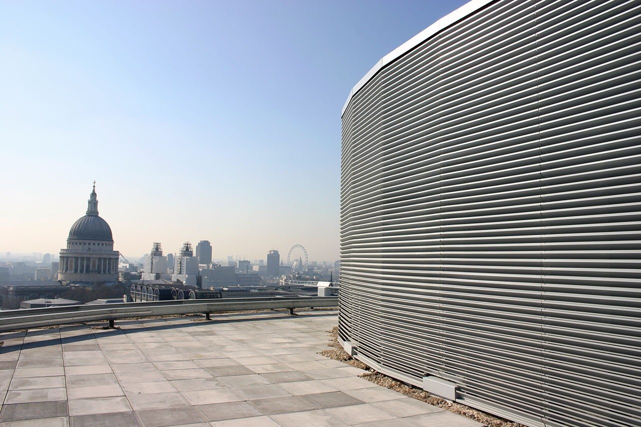 COLT 1UL louvre used for architectural screening